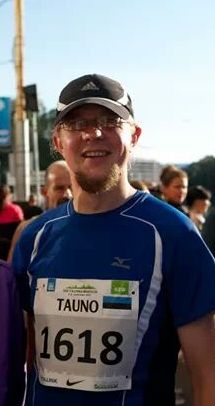 Tauno Toompuu maratonil, foto: isiklik arhiiv.
